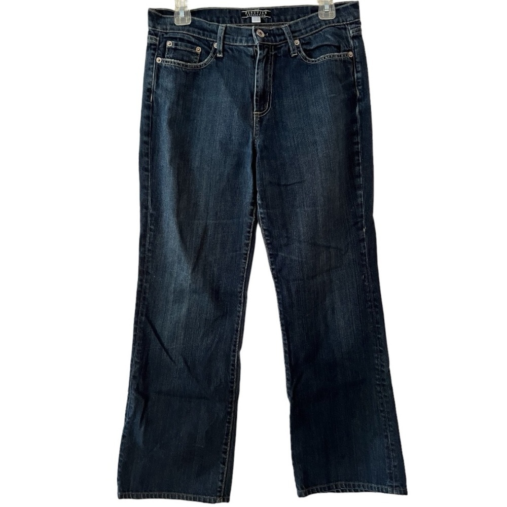Peruvian Connection Dark Wash Straight Leg Jeans Size 8